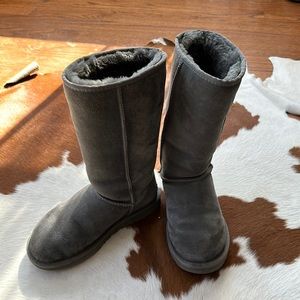 UGG Women's Classic II Tall Shearling Boots in Gray